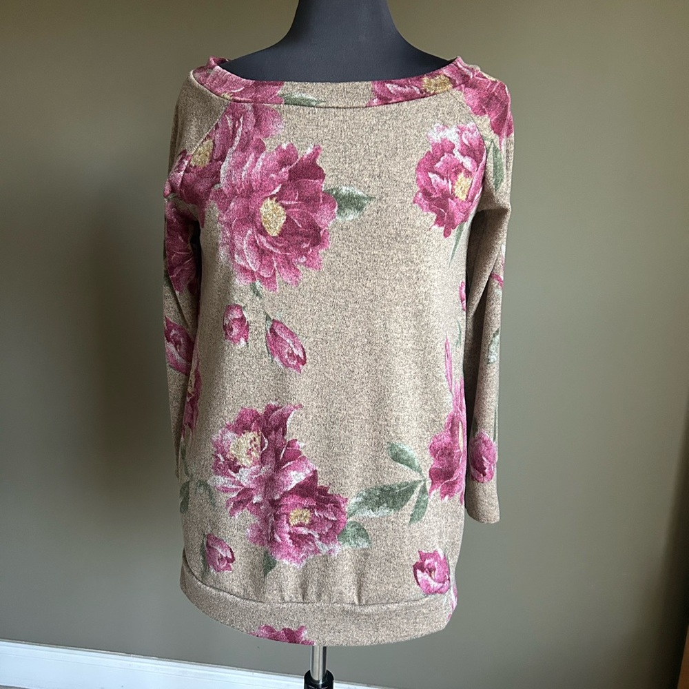 Floral Print Women's Sweater